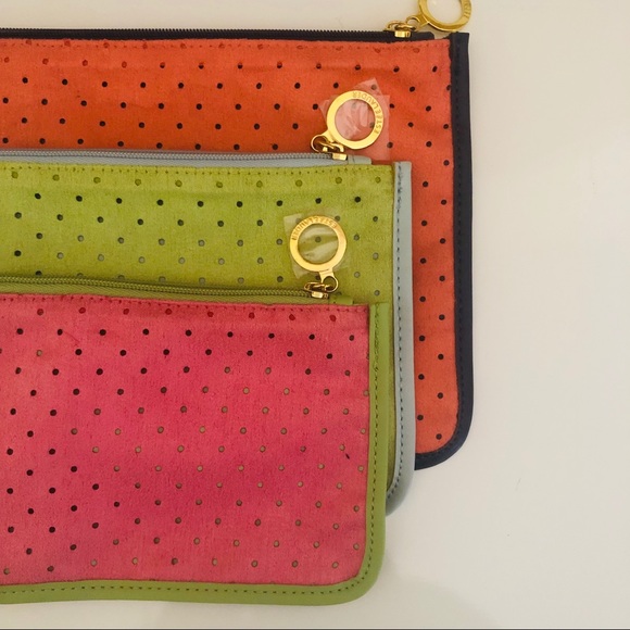 Estée Lauder Set of Three Faux Suede Makeup Bags - Picture 5 of 6